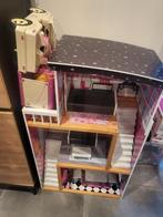 Poppenhuis met meubeltjes, Ophalen, Gebruikt, Poppenhuis