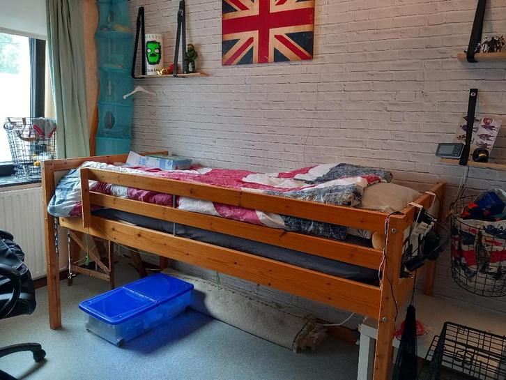 lit mezzanine, Kinderen en Baby's, Kinderkamer | Stapelbedden en Hoogslapers, Gebruikt, Hoogslaper, Ophalen