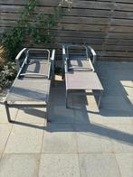 Ligbed met kussens, Jardin & Terrasse, Chaises longues, Enlèvement, Utilisé, Métal