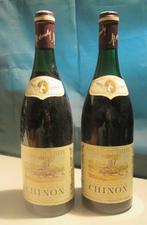 2x Chinon Couly-Dutheil - Les Gravières - 1983, Collections, Enlèvement ou Envoi, Pleine, Comme neuf, Vin rouge