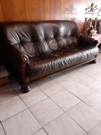 Lederen salon, Ophalen, Zo goed als nieuw, Hout