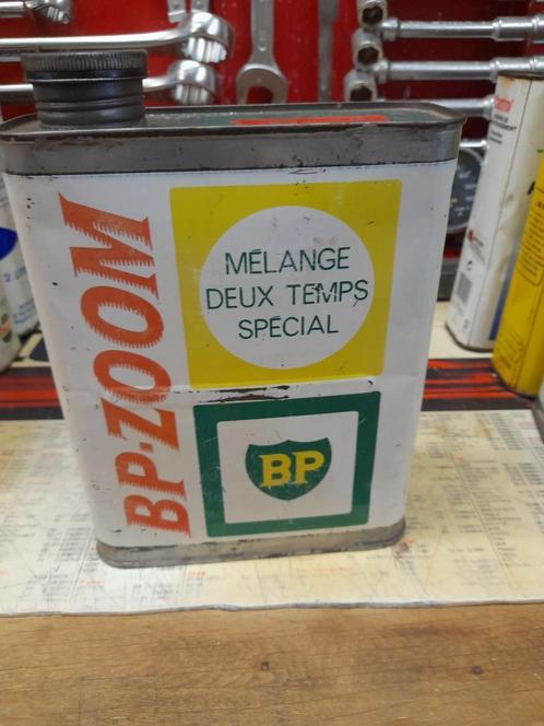 oude lege oliekan BP zoom 2-takt, Verzamelen, Blikken, Gebruikt, Overige, Overige merken, Verzenden
