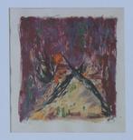 ERNEST ENGEL-PAK / COMPOSITIE / KLEURLITHO / 61x51cm / KADER, Ophalen of Verzenden