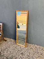 Prachtige vintage antieke gouden spiegel van Pieterman, Antiek en Kunst, Ophalen, Rechthoekig, Minder dan 50 cm, 100 tot 150 cm