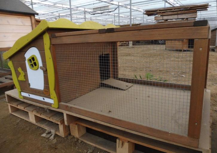 konijnehok Happy Bunny - 120, Dieren en Toebehoren, Knaagdieren en Konijnen | Hokken en Kooien, Nieuw, Kooi, Ophalen of Verzenden