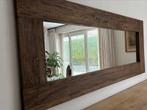 Spiegel in massief eiken kader PR INTERIOR, Huis en Inrichting, Woonaccessoires | Spiegels, Ophalen, Zo goed als nieuw
