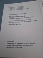 Bidprentje oudstrijder 1940-1945, Verzamelen, Bidprentjes en Rouwkaarten, Ophalen of Verzenden, Bidprentje