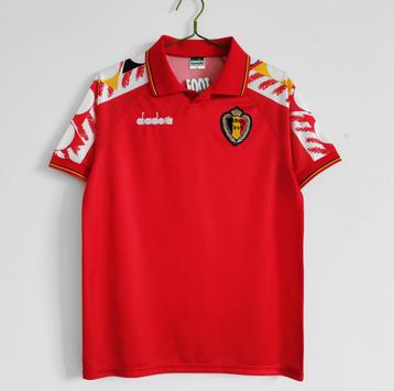 Retro voetbalshirt Belgie Rode Duivels beschikbaar voor biedingen