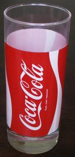 Recht rood Coca-Cola glas tekst 2x Coca Cola 1x Coke met wit, Nieuw, Ophalen of Verzenden
