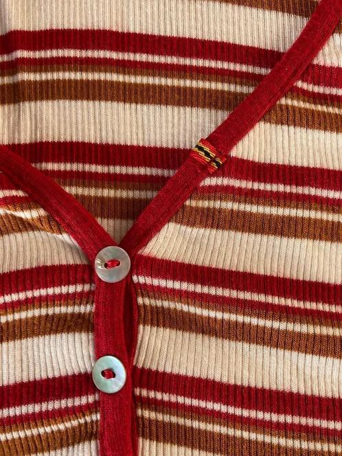 Streepjes marcelleke - Le Fabuleux Marcel de Bruxelles, Kleding | Dames, Topjes, Zo goed als nieuw, Maat 34 (XS) of kleiner, Rood