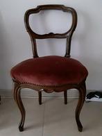 Originele 19e eeuwse Louis Philippe stoel, Antiek en Kunst, Ophalen of Verzenden