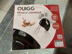 Quigg combi mixer, zwart. Met 2 kloppers, 2 kneedhaken en ee, Ophalen of Verzenden, Zo goed als nieuw
