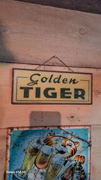 Glazen reclame golden tiger, Verzamelen, Ophalen of Verzenden, Zo goed als nieuw