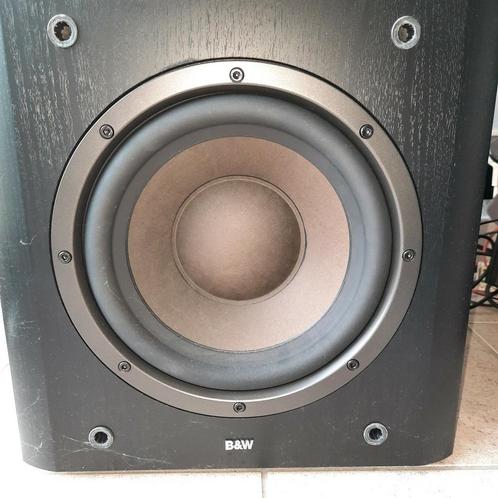 Caisson de basses noir et blanc SAW 600, TV, Hi-fi & Vidéo, Enceintes, Comme neuf, Subwoofer, 120 watts ou plus, Bowers & Wilkins (B&W)