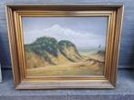 Huile sur toile les dunes signe de beckers, Antiek en Kunst, Ophalen of Verzenden