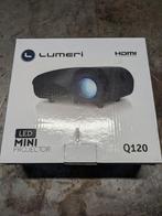 Lumeri Q120 + wit scherm 160x150, Audio, Tv en Foto, Beamers, Ophalen, Zo goed als nieuw