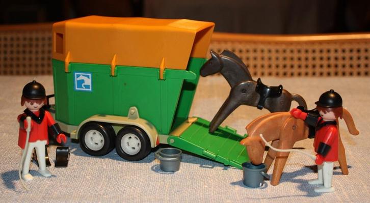 Playmobil 3505 Paardentrailer (vintage 1979), Kinderen en Baby's, Speelgoed | Playmobil, Gebruikt, Complete set, Ophalen of Verzenden