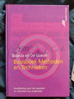 D.B. Baarda - Basisboek methoden en technieken, D.B. Baarda; M.P.M. de Goede, Nederlands, Ophalen of Verzenden, Zo goed als nieuw