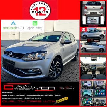 VW Polo Sound&CarPlay Edition*Airco*Navi*Bluetooth*Garantie disponible aux enchères