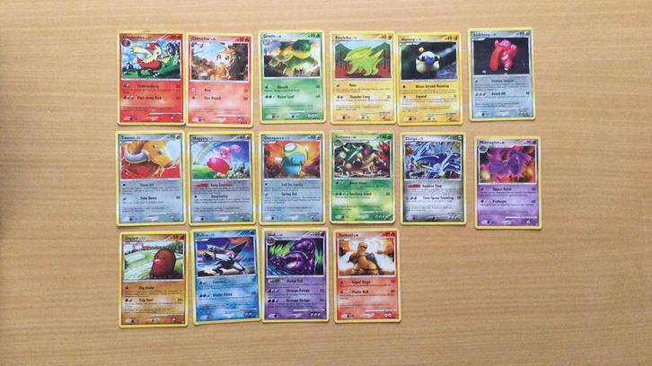Pokémon kaarten - vintage - Platinum series, platinum, Hobby en Vrije tijd, Verzamelkaartspellen | Pokémon, Gebruikt, Meerdere kaarten