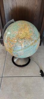 Retro wereldbol met verlichting  "Standaard Globe" vintage u, Ophalen of Verzenden, Zo goed als nieuw
