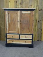 Massieve teak barkast met lades & flessenindeling, Huis en Inrichting, Barren, Ophalen of Verzenden