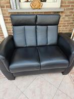 Lederen salon 2 zit, Huis en Inrichting, Zetels | Zetels, Ophalen of Verzenden