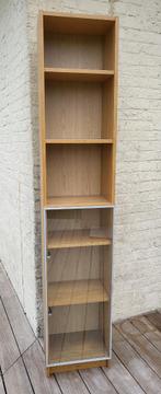 Ikea Billy column boekenkast hoogte 202 cm, Ophalen, Minder dan 50 cm, 200 cm of meer, Eikenhout