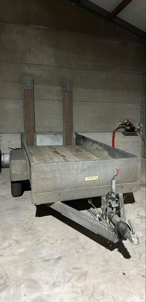 Aanhangwagen/dieplader te koop, Autos : Divers, Remorques, Utilisé, Enlèvement