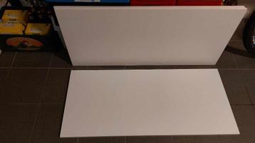 3x plank meubel wit 114x50 cm, Doe-het-zelf en Bouw, Hout en Planken, Ophalen, Minder dan 25 mm, Nieuw, Plank