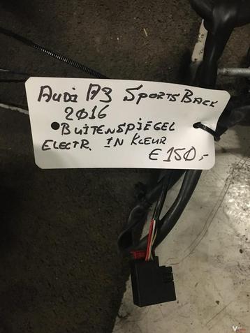 Audi A3 sportsback 2016 Buitenspiegel Rechts met knipperlich beschikbaar voor biedingen