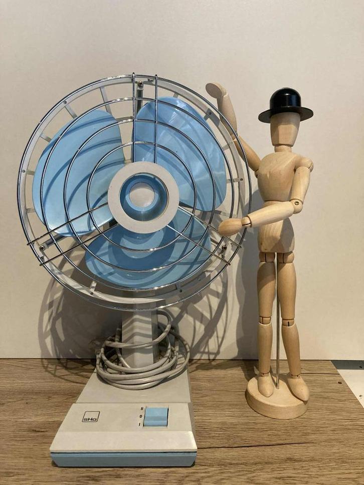 Zeldzame vintage retro-fan uit de jaren 70, Verzamelen, Retro, Ophalen of Verzenden