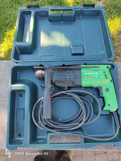 Hitachi Boorhamer DH24PB, Doe-het-zelf en Bouw, Gereedschap | Boormachines, Zo goed als nieuw, Boor- en/of Breekhamer, 600 watt of meer