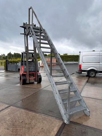 Gegalvaniseerde steektrap bordestrap wenteltrap trap trappen, Enlèvement ou Envoi