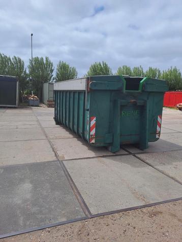 Haakarm container optrekcontainer afzetcontainer kleppen  beschikbaar voor biedingen