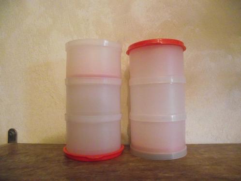 empilo déco ronds, Huis en Inrichting, Keuken | Tupperware, Gebruikt, Rood, Ophalen of Verzenden
