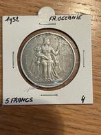5 francs munt Frans Oceanie, Ophalen of Verzenden, Losse munt