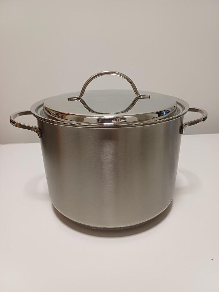 soeppot demeyere resto 7 liter, Huis en Inrichting, Keuken | Potten en Pannen, Gebruikt, Kookpan of Snelkookpan, Overige materialen