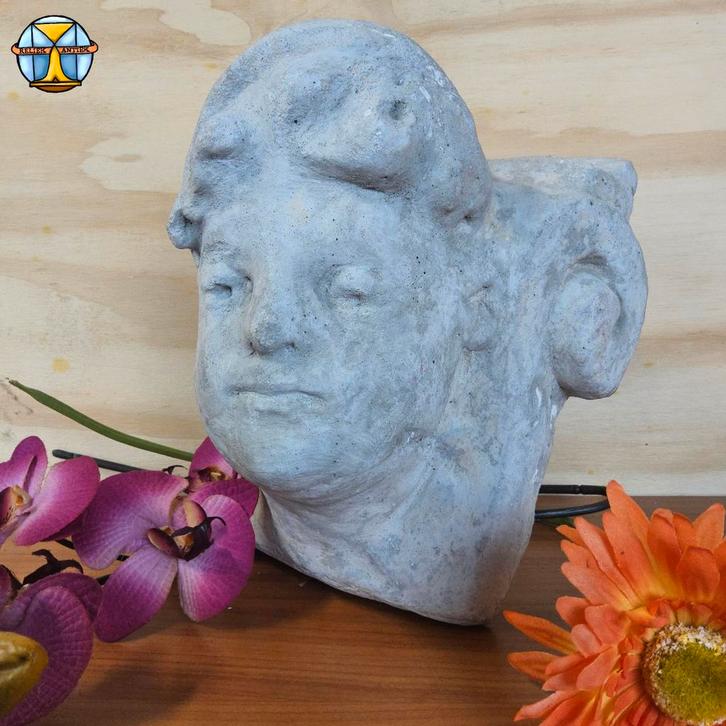 Reproductie gevelhoofd / ornament Rotterdam Katendrecht, Antiek en Kunst, Curiosa en Brocante, Ophalen of Verzenden