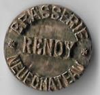 Unieke Oude stempel BRASSERIE RENOY NEUFCHATEAU, Ophalen of Verzenden