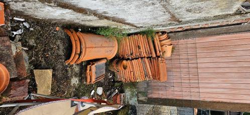 Kortrijkse dak- en nokpannen (ongeveer 50 stuks), Doe-het-zelf en Bouw, Dakpannen en Dakbedekking, Zo goed als nieuw, Dakpannen