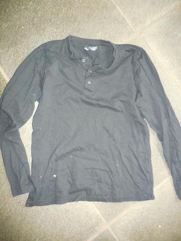 [2859] pull Angelo Litrico noir moyen, Enlèvement ou Envoi, Angelo Litrico, Comme neuf, Taille 48/50 (M)