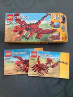 31032 LEGO Creator 3 in 1 Red Creatures, Enlèvement, Comme neuf, Ensemble complet, Lego