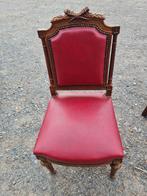 oud lederen stoeltje, Antiek en Kunst, Ophalen