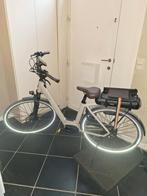 Zand kleur, wenig gebruikt., Fietsen en Brommers, Elektrische fietsen, Ophalen, Qwic, Zo goed als nieuw, 50 km per accu of meer