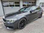 BMW 520D Touring Full Black Shadowline-M, Auto's, Zwart, Lichtmetalen velgen, Alcantara, Zwart
