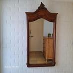 Spiegel XL hout, Antiek en Kunst, Antiek | Spiegels, 50 tot 100 cm, 150 tot 200 cm, Rechthoekig, Ophalen