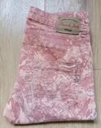 TRENDY BROEK - ROZE MOTIEF, Kleding | Dames, Broeken en Pantalons, Ophalen of Verzenden, Gedragen, Roze, Lang