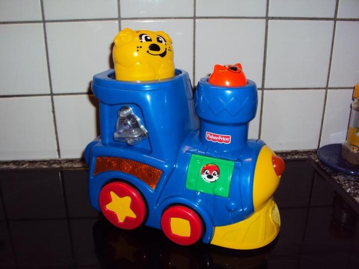 Fisher price, leuke blauwe trein met geluid,muziek..., Kinderen en Baby's, Speelgoed | Fisher-Price, Met geluid, Ophalen of Verzenden