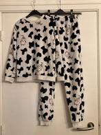 Warme 2-delige pyjama koe-vlekken - maat 150, Kinderen en Baby's, Kinderkleding | Maat 146, Ophalen of Verzenden, Gebruikt, Meisje